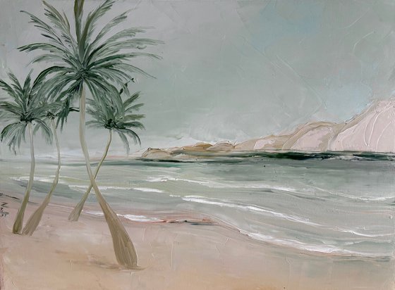 Seascape coastal beach