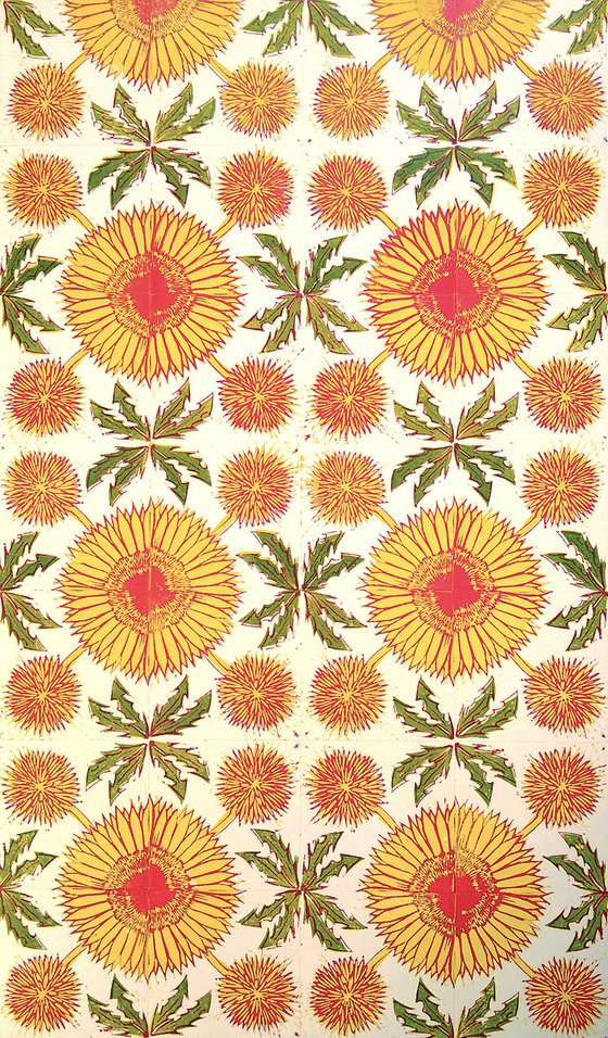 Sunflowers and Dandelions