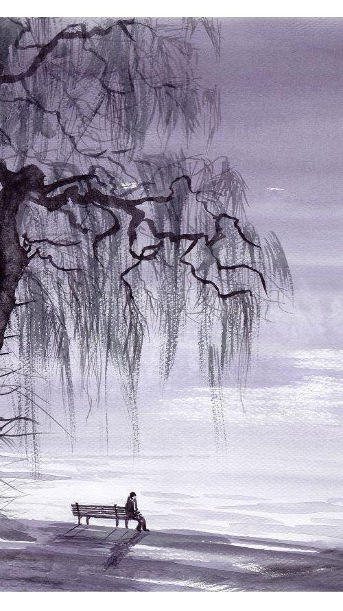 Weeping Willow by Yulia Schuster