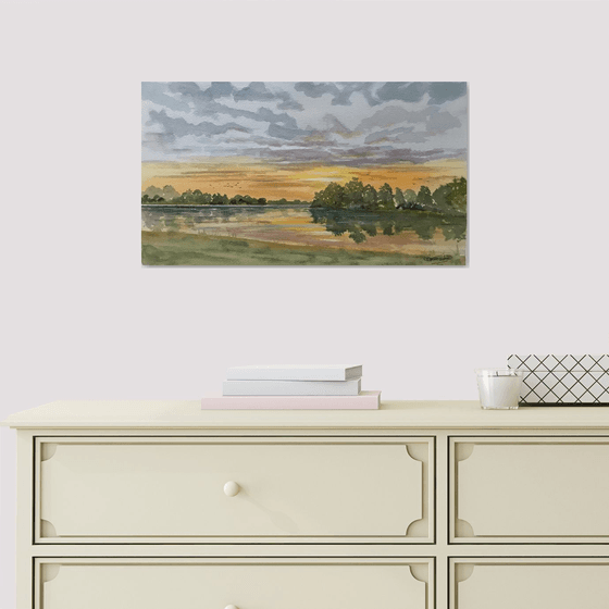 Evening Bewl Water in Kent