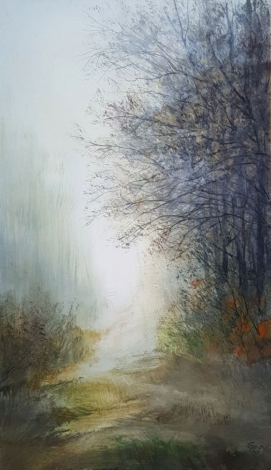 "In the quiet misty morning"
