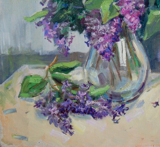 Lilac on the table