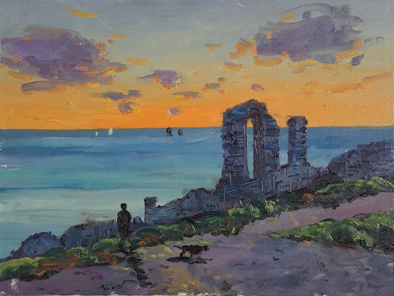 Cornwall Sunset at Botallack St Just