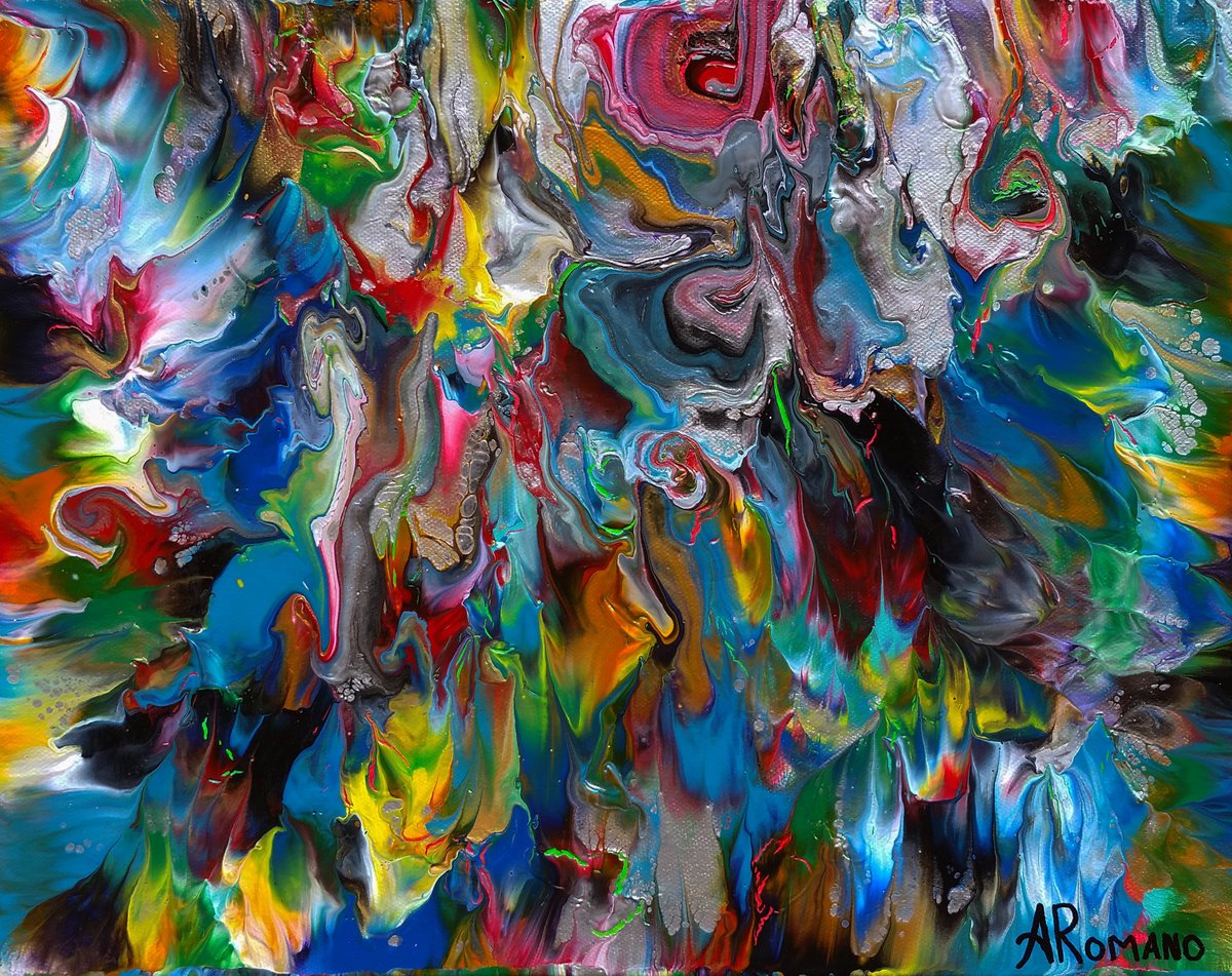 Psychedelic Garden by Alexandra Romano