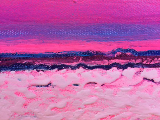" Winters candy floss" 80X60cm