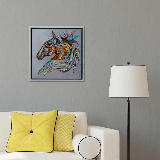 Fairy Horse (FRAMED 22,5' X 22,5')