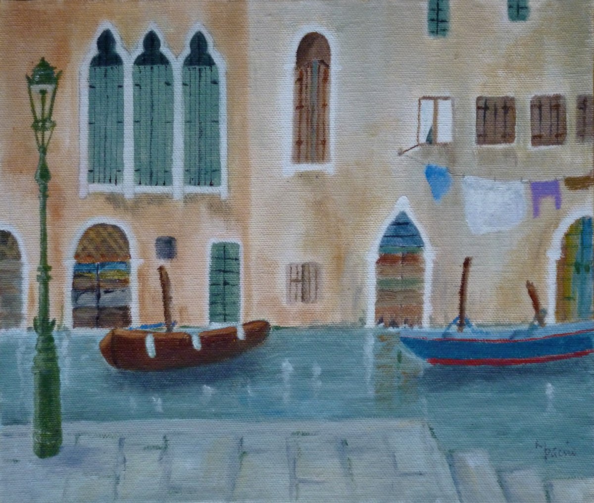 Canal behind the Frari, Venice by Maddalena Pacini