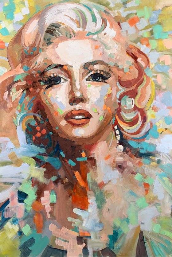 Abstract Oil Painting - Marylin