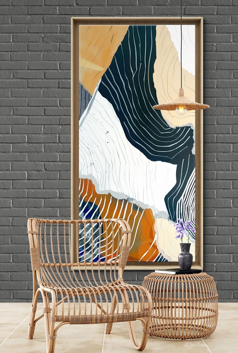  Rings Of Life #2 By V+V Kniazievi, 28 X 51, Artwork For Sale On Artfinder