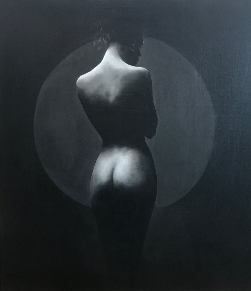 Photorealistic Oil Painting , Moonlight By Patrick Palmer, 17 X 20, Artwork For Sale On Artfinder