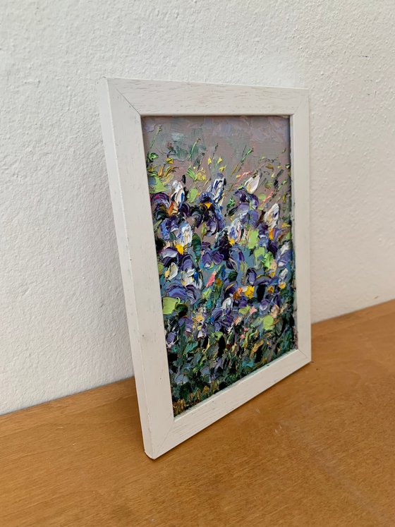 Miniature with flowers