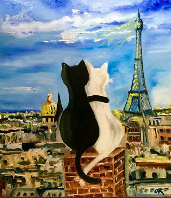 Cats in Paris.