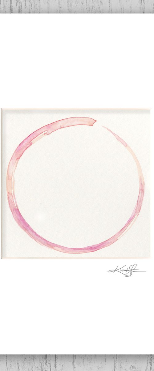 Enso 20 - Abstract Zen Circle Painting by Kathy Morton Stanion by Kathy Morton Stanion