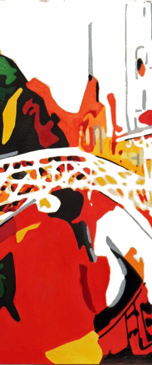 Mathematical Bridge, Abstract by Irene Wilkes