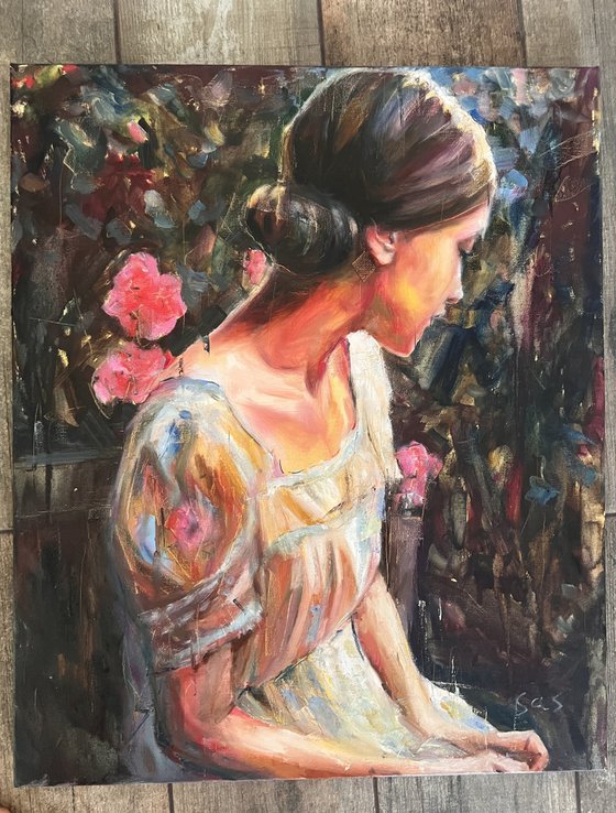Woman in the garden