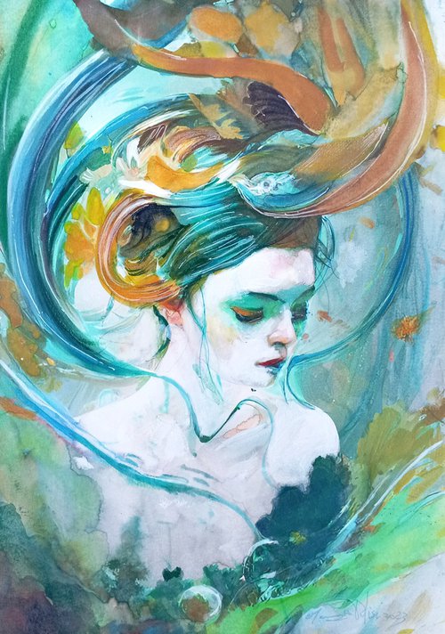Dream of a mermaid by Maurizio Puglisi