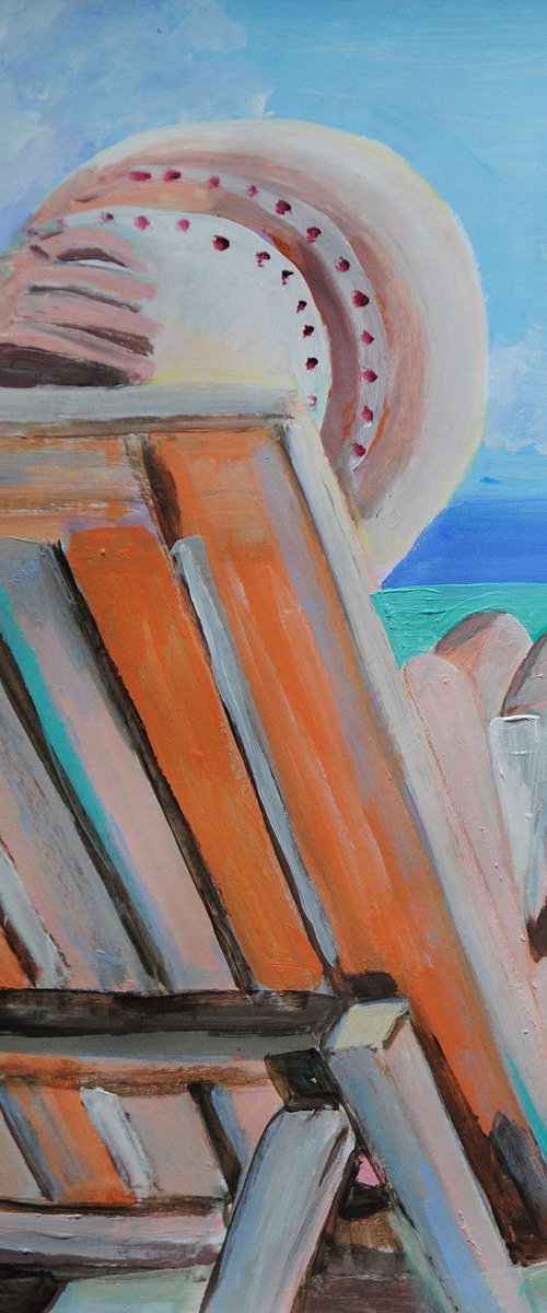 At the beach X / 42 x 29.7 cm by Alexandra Djokic