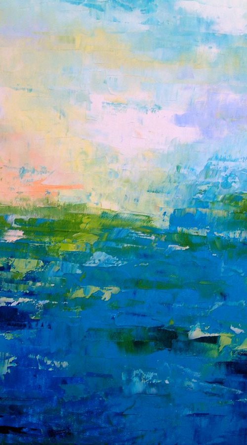 blue seascape (ref#:936-15M) by Saroja van der Stegen