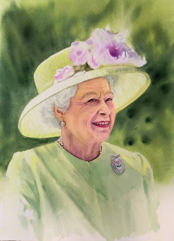 Queen Elizabeth II Portrait