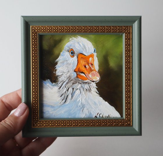 Goose, Small Art Framed