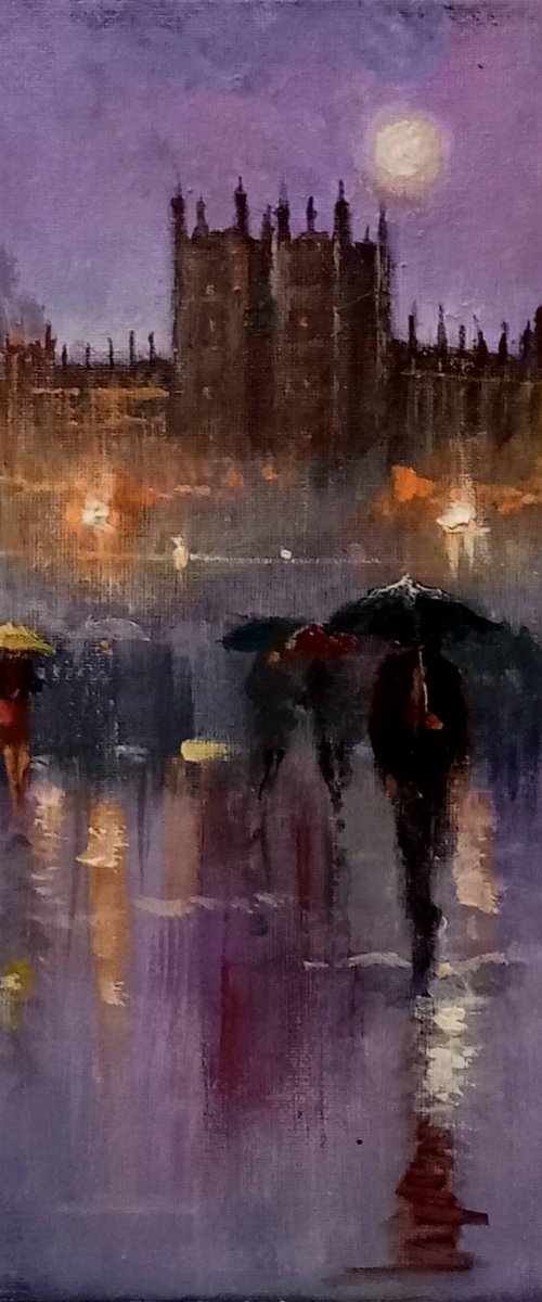 London Icons, Westminster Rain by Alan Harris