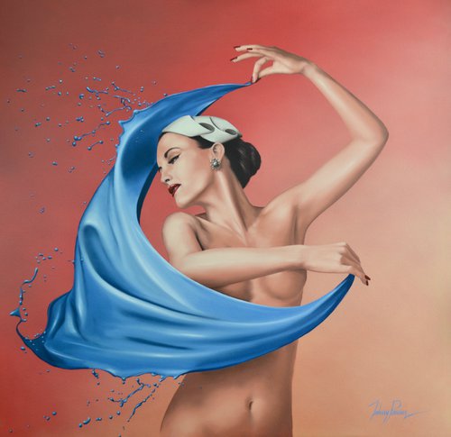 A Splash Of Blue by Johnny Popkess