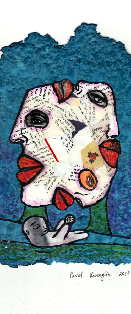 God answers little boy's prayer by Pavel Kuragin