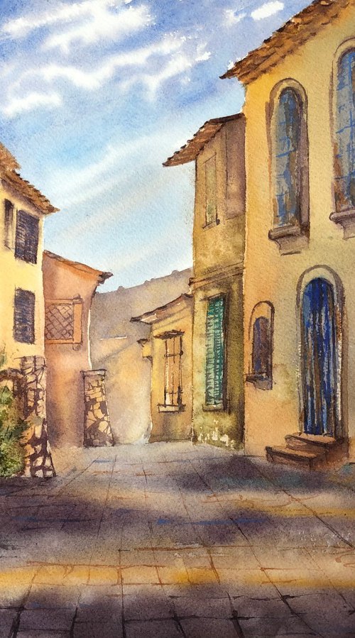 Street scene Italy by Alina Karpova