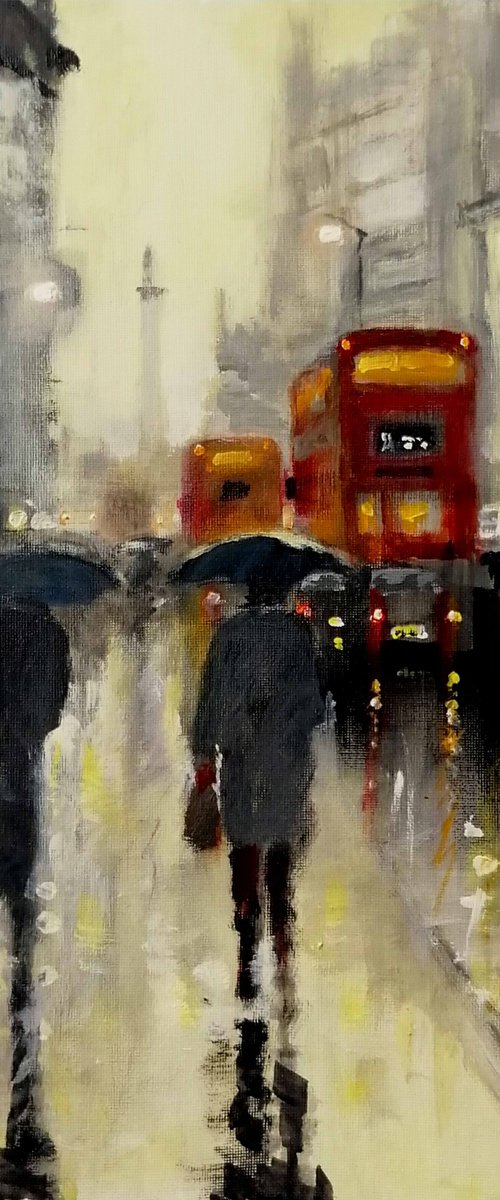A Rainy Day in London by Alan Harris