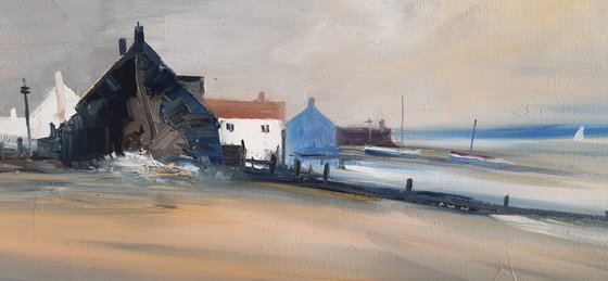 Suffolk town by the sea