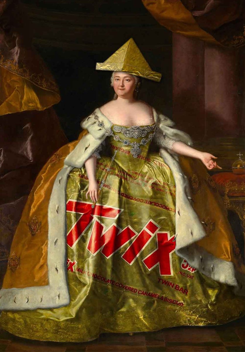 Surrealistic Portrait Giclee Print By Little Fish Design, 17 X 24", Twixie, Original Artwork