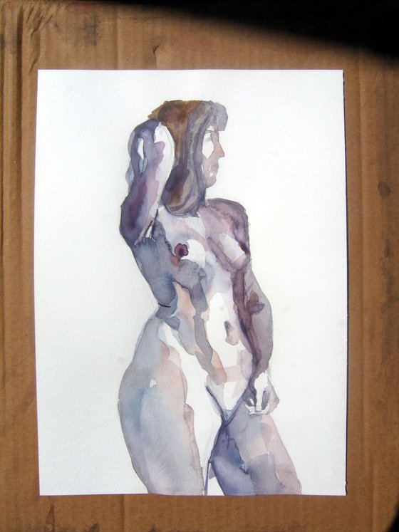 nude standing pose II