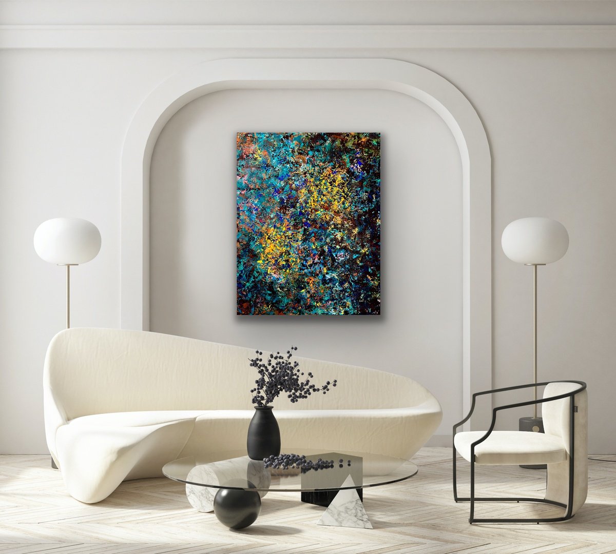 A Bit Of Earth By Pooja Verma, 31 X 39, Artwork For Sale On Artfinder