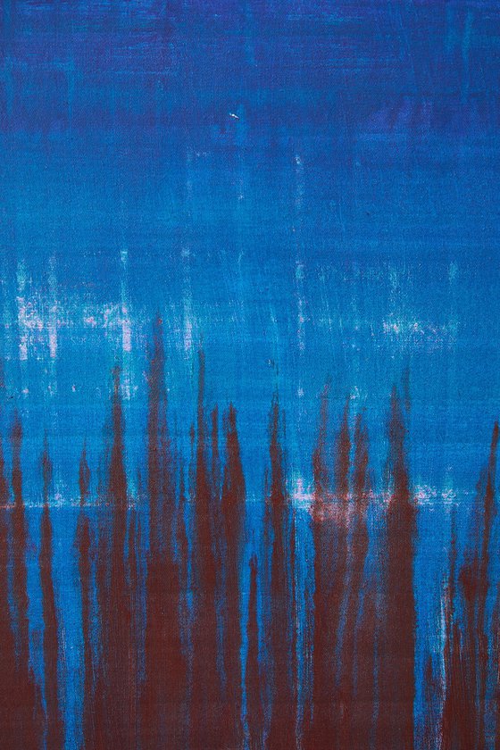 Blue Dark Red Lavender