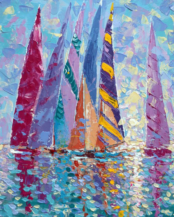 Colored Sails.