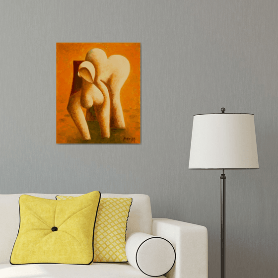 Bathing woman