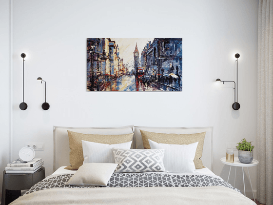 "london" (size 90x50cm)