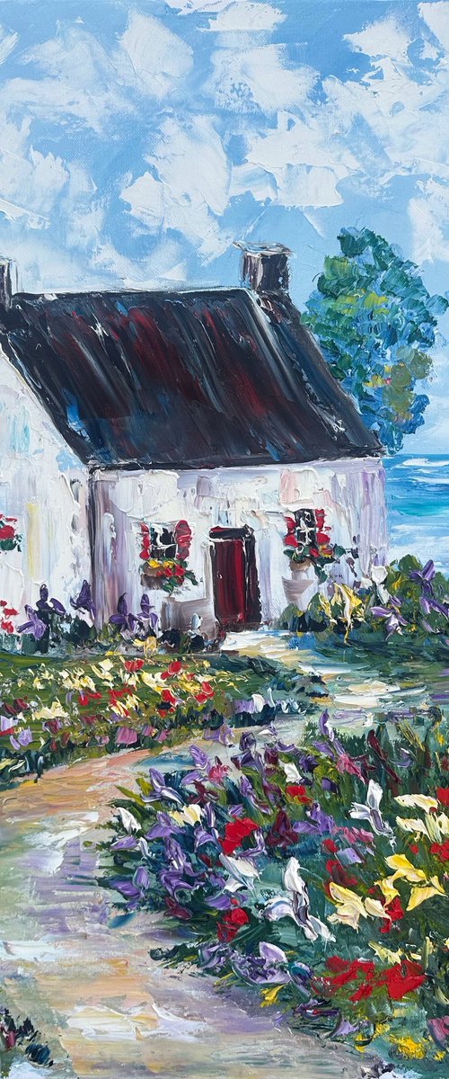 Cute house on the coast by Oksana Fedorova