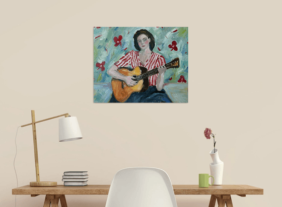 Woman with a Guitar