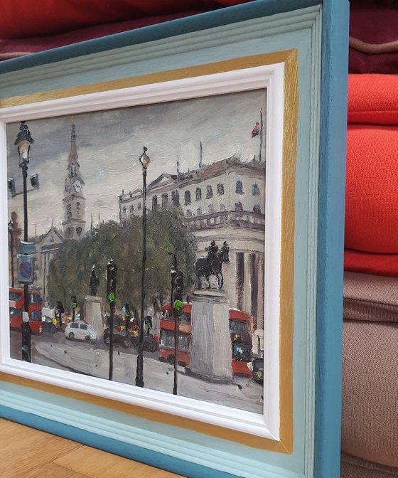 St Martin in the Fields from Trafalgar Square London