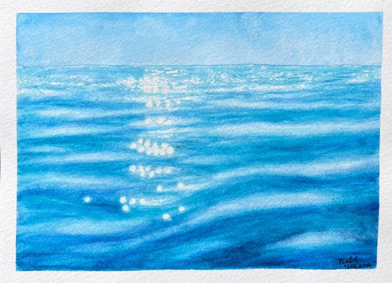 Calm sea surface