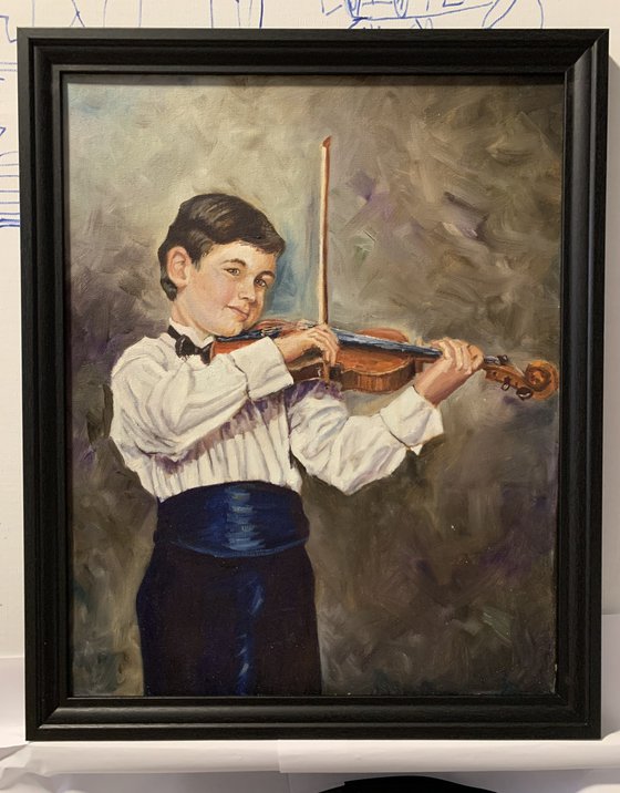 Young violinist