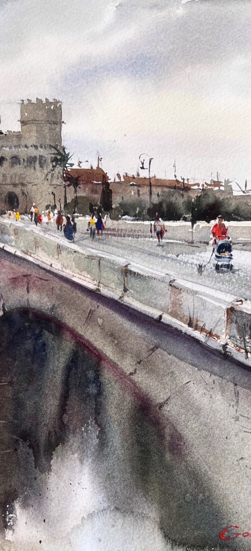 Valencia Dreaming Towers by Eugenia Gorbacheva