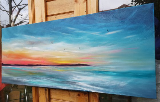 Rejuvenation - seascape, emotional, panoramic