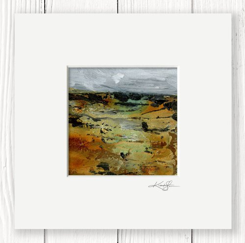 Mystical Land 415 - Textural Landscape Painting by Kathy Morton Stanion by Kathy Morton Stanion