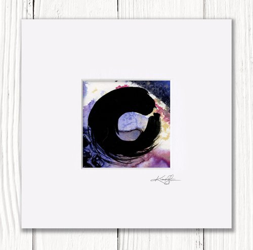 Enso Zen Circle 7 - Enso Abstract painting by Kathy Morton Stanion by Kathy Morton Stanion