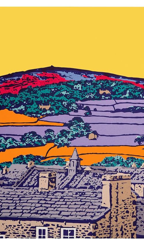 From Kitty Fold to Beamsley Beacon - Yellow Sky by Talia Russell