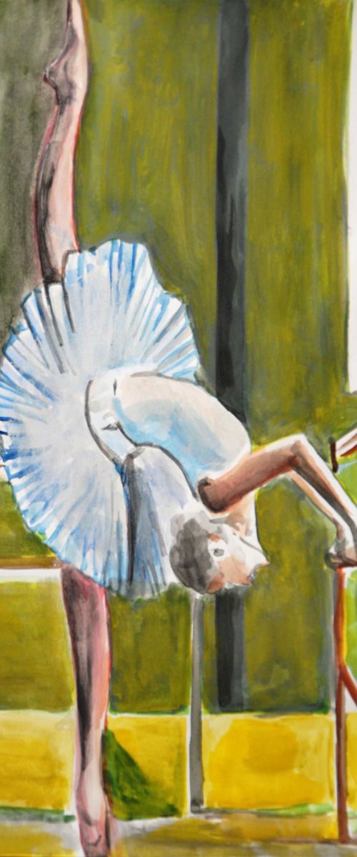 Ballerina  #28  / 42 X 29.7 cm by Alexandra Djokic