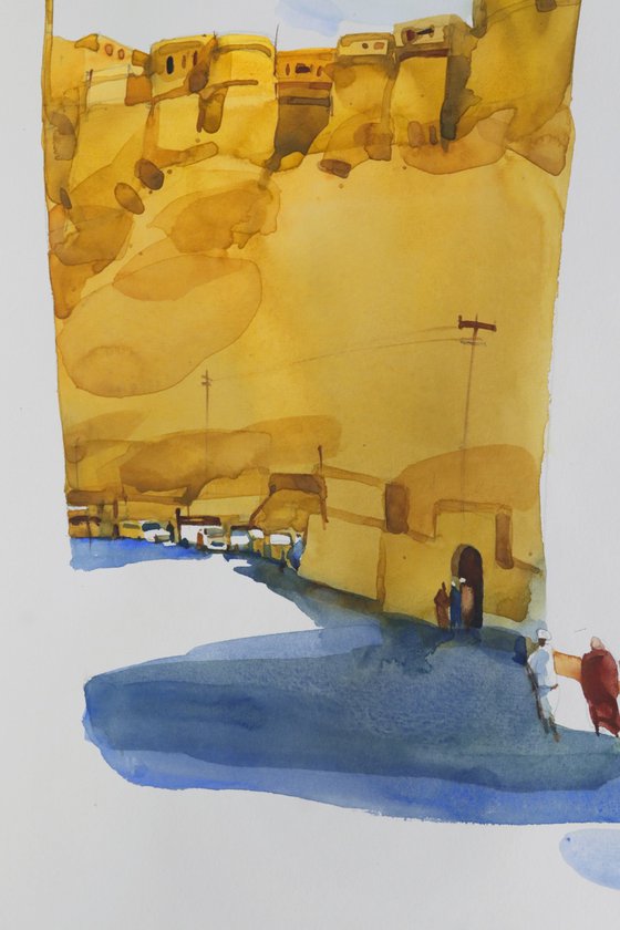 Minimalist Jaisalmer sunshine