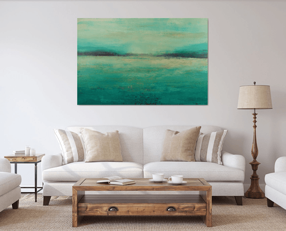 Serene View - Contemporary Abstract Seascape